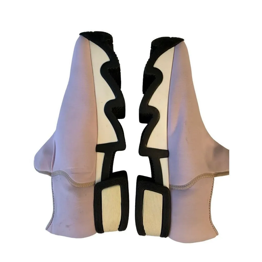 iRi NYC Lavender Purple Neoprene Loafer Platform Shoes women's size 39.5 US 9 - Image 4