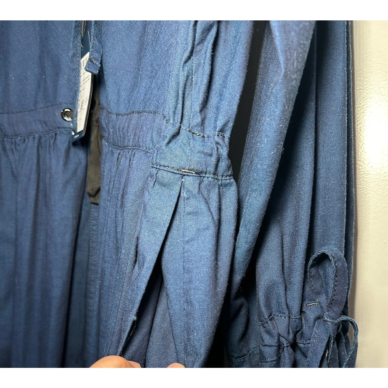 G-Star RAW Sniper Dress Rinsed Denim Blue Sz Small NWT Relaxed Loose Fit Pockets - Image 10