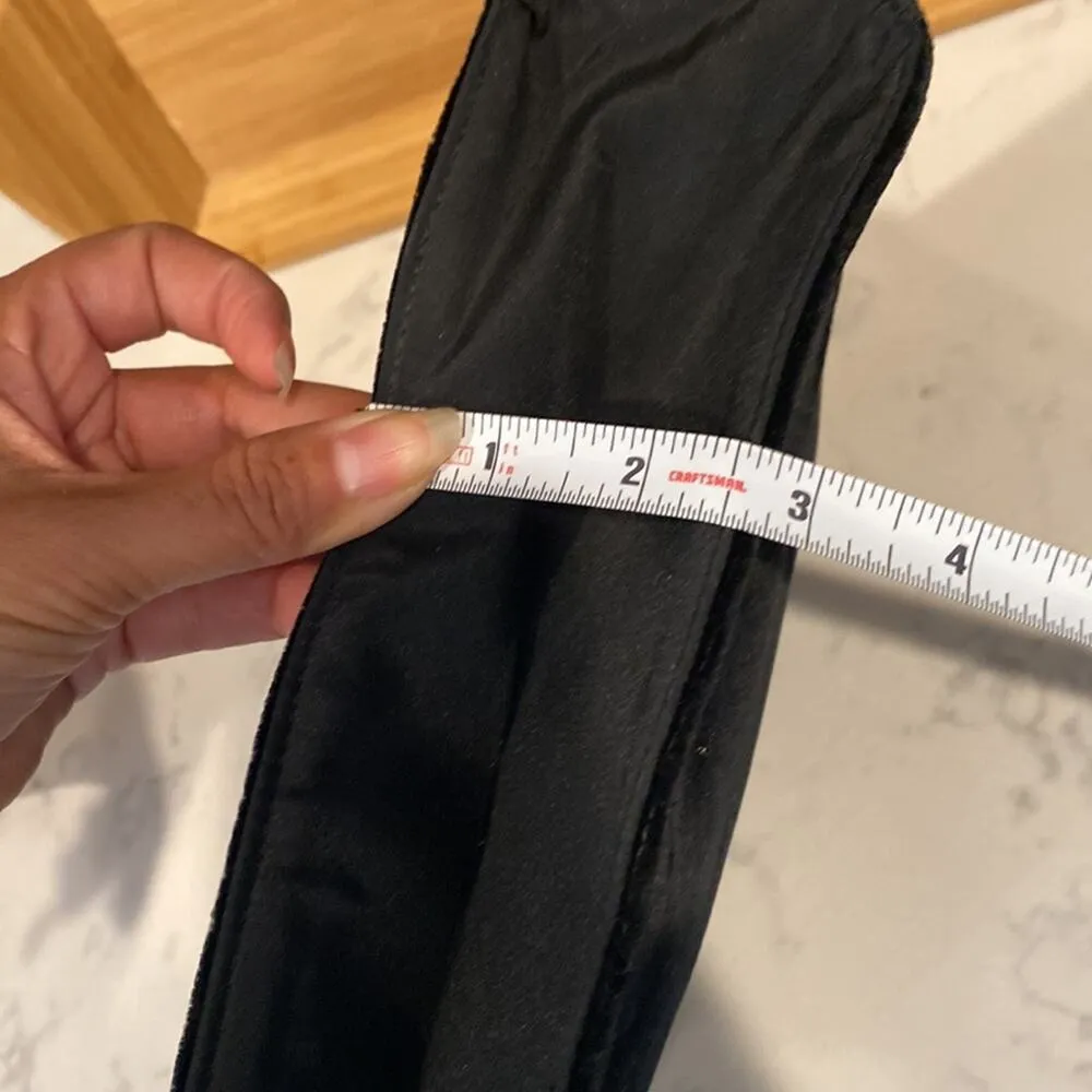 Enzo Angiolini Black Velvet Clutch Handle Small Tote Handbag chic classic - Image 12