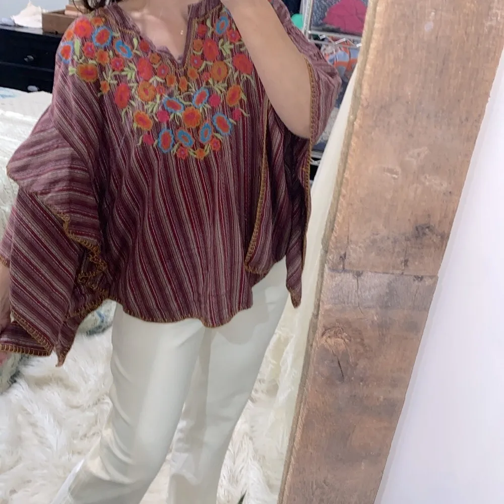 Ivy Jane boho floral embroidered top size small/medium - Image 3
