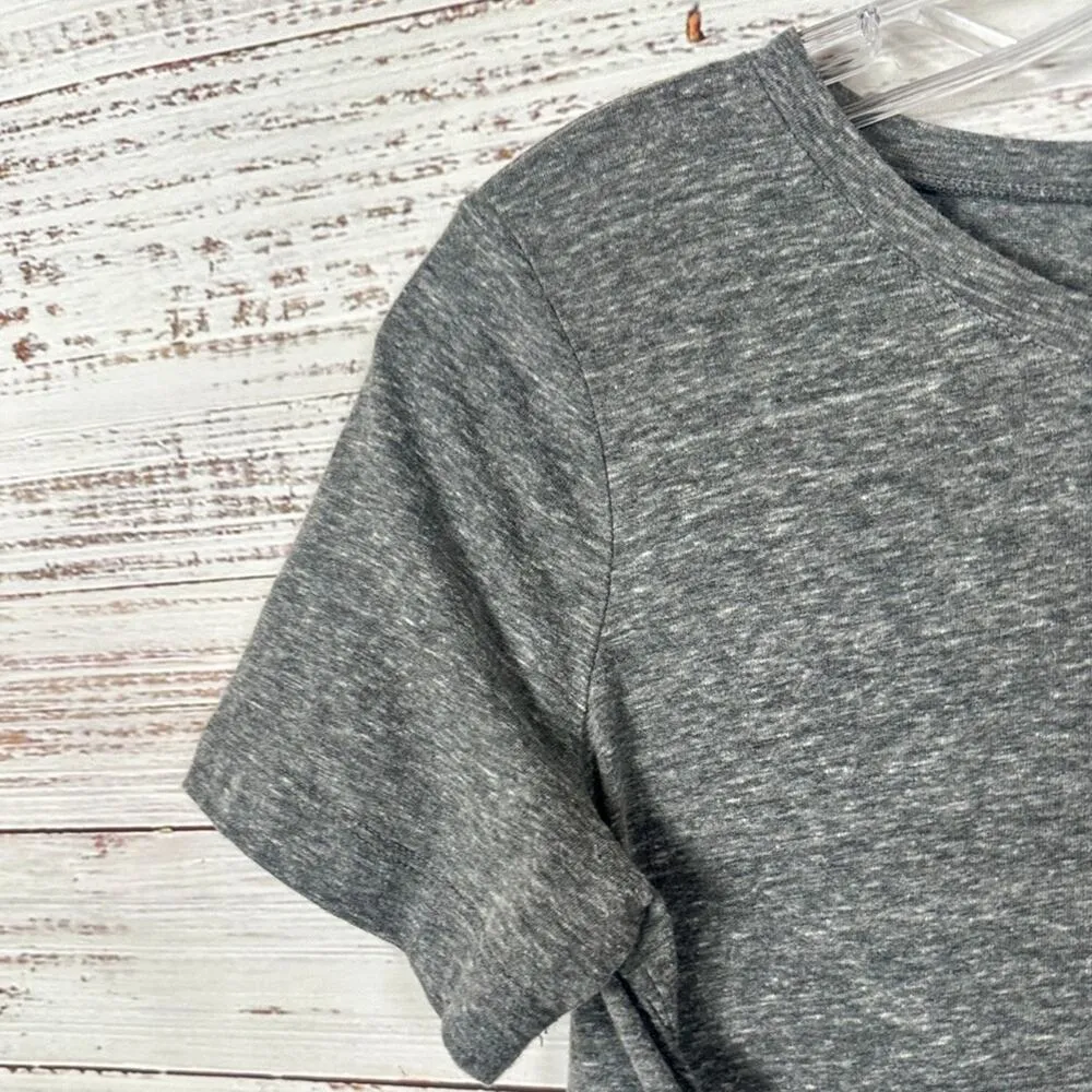 Club Monaco Gray Asymmetrical Knot T-Shirt Dress, EUC, Small, MSRP $99 - Image 4