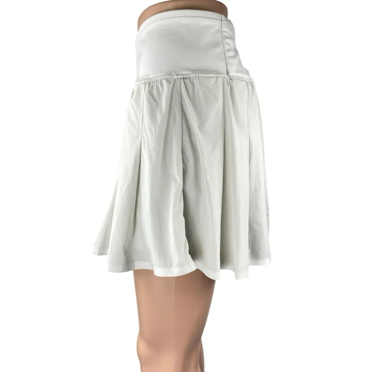 Joy Lab White Pleated High Waist Athletic Golf Tennis Mini Flare Skort Skirt XL - Image 2