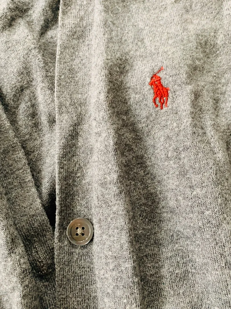 Ralph Lauren Gray Cardigan - Image 3