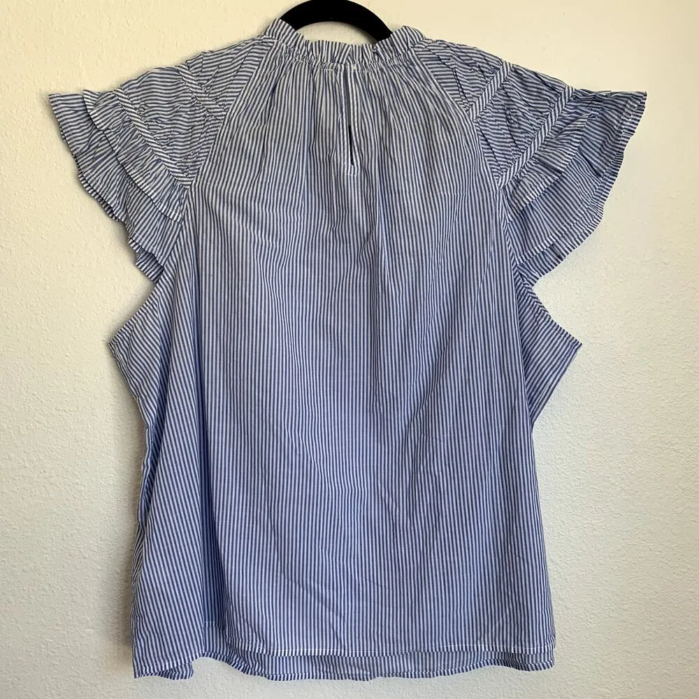 NWT J. Crew Factory Striped Flutter - Image 3