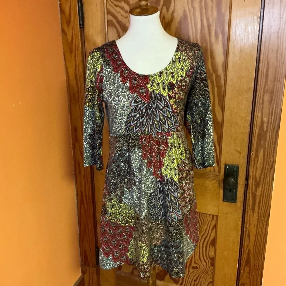 Reborn bright mandalas sweater dress Size M - Image 14