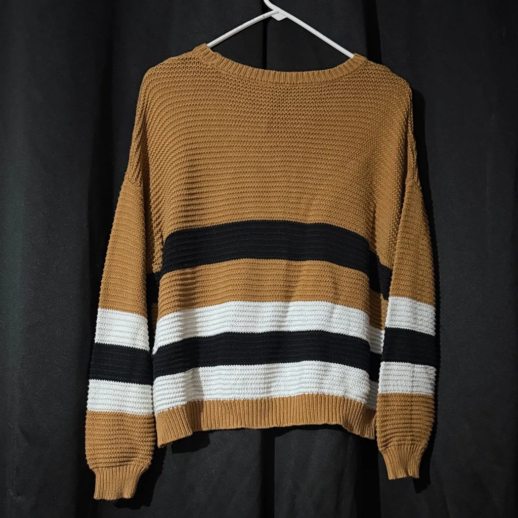 Striped Knit Sweater - Image 2