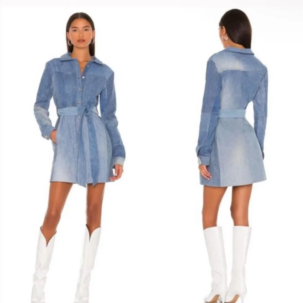 NWT EB Denim Trench‎ Button - Image 2