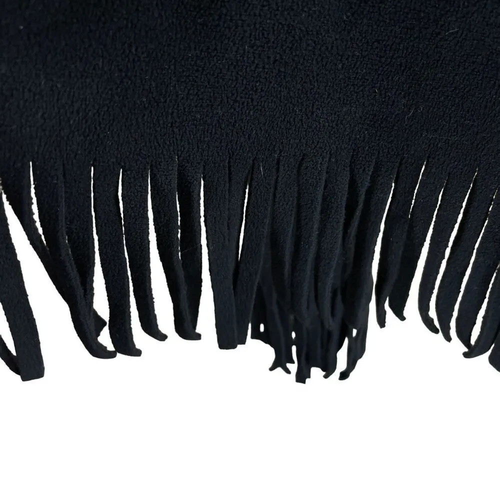 3 Roundtree & Yorke, Old Navy Fleece Neck Scarves Black (set of 3) - Image 6