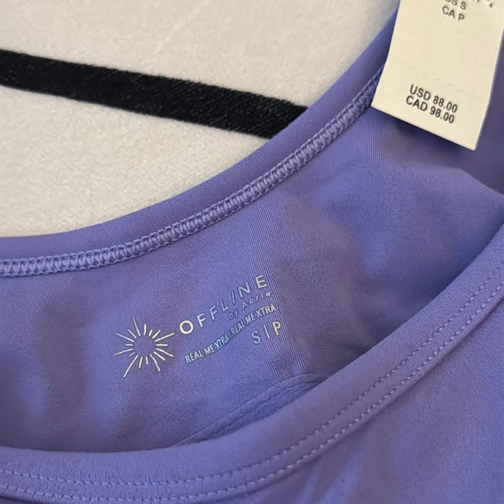 Aerie offline Xtra Flare Lavender Jumpsuit - Image 7