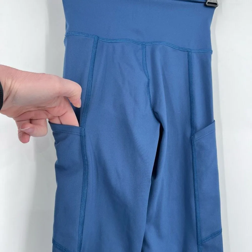 American Eagle‎ AE The Everything Pocket Leggings Hi Rise Blue Black XXS 2XS - Image 9