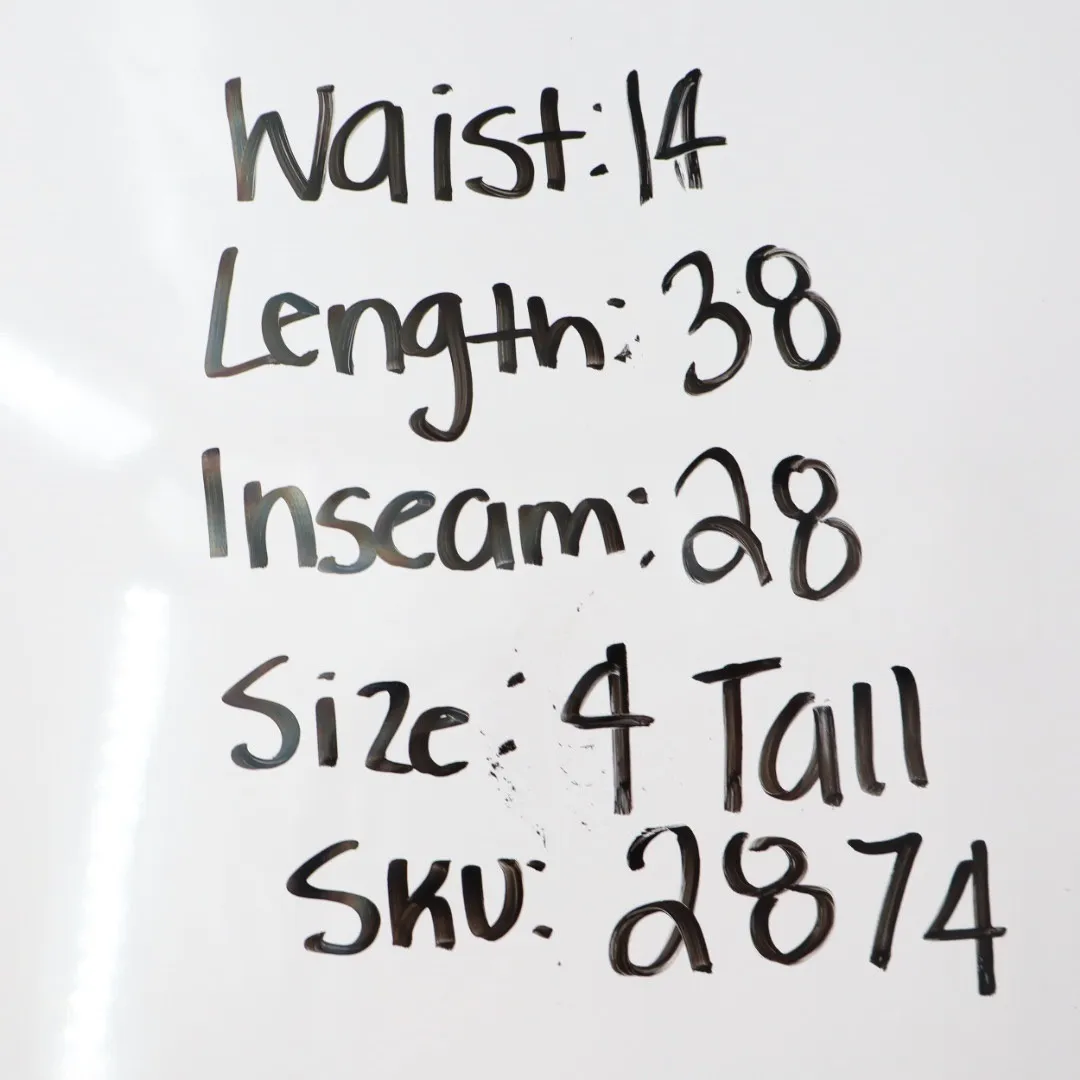 American Giant Black Leggings Tall Size 4 Pockets Made in USA - Image 8