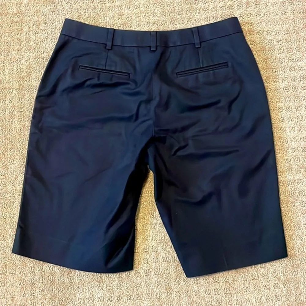 Brooks Brothers Navy Blue Stretch Cotton Twill Bermuda Shorts - Image 4