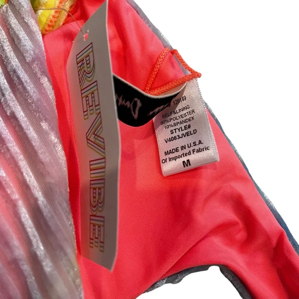 Revibe Dippin Daisy’s Festival Top, Velvet Candy Tie Dye, Sz M - Image 12