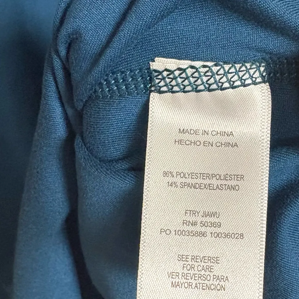 Juicy Couture Sport Teal Half Zip Run‎ Top Medium - Image 7