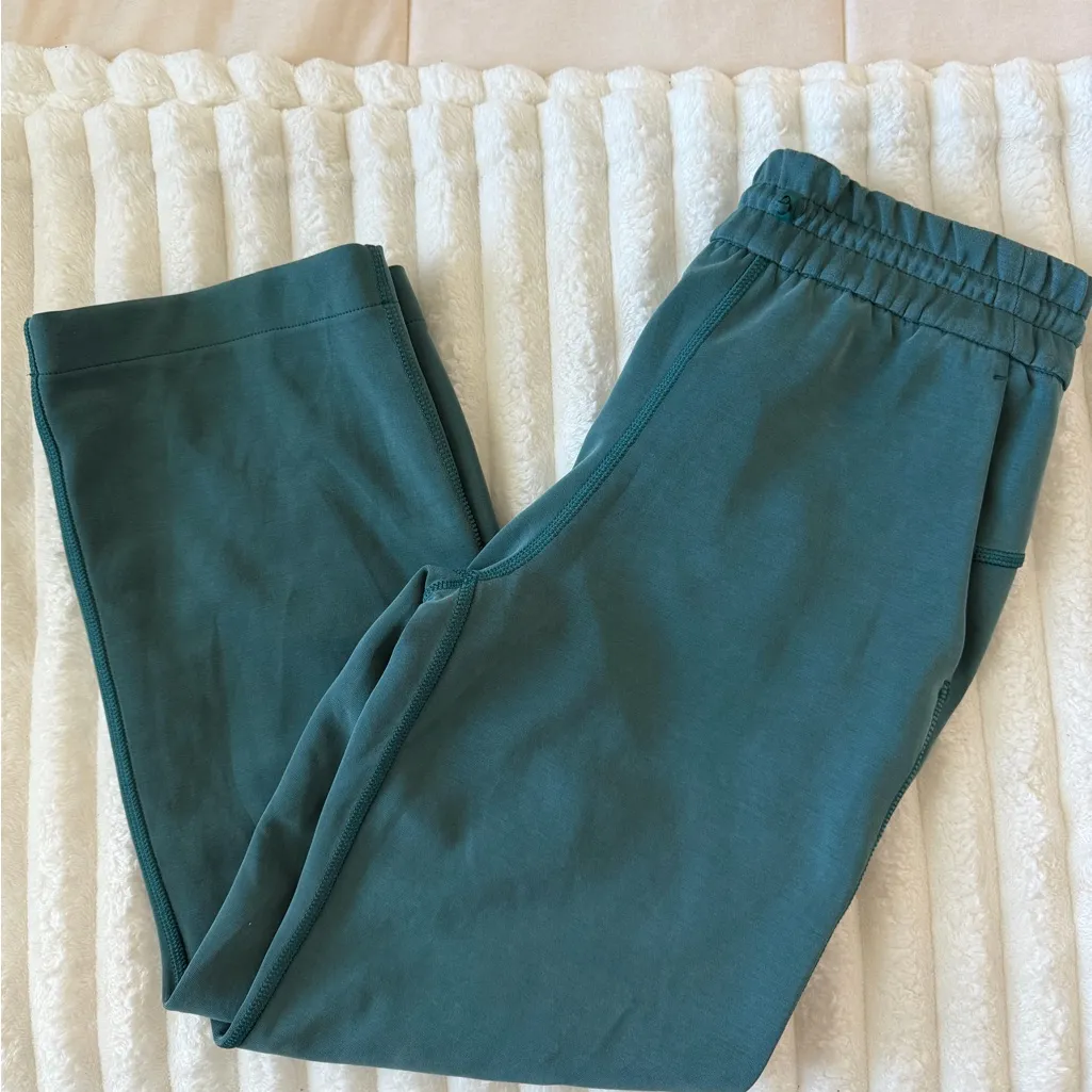Lululemon Softstreme High-Rise Straight Leg Crop Storm Teal size 2 - Image 3