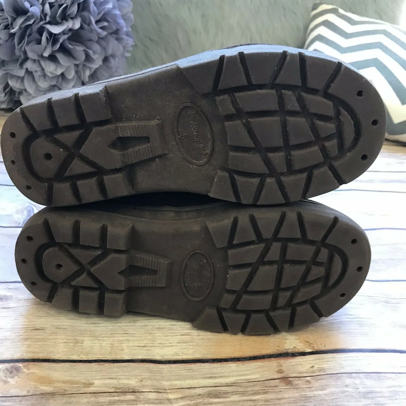 Bearpaw Brown Tall Shearling Boots Brown‎ US 6 EU 37 Suede Wool Womens - Image 7