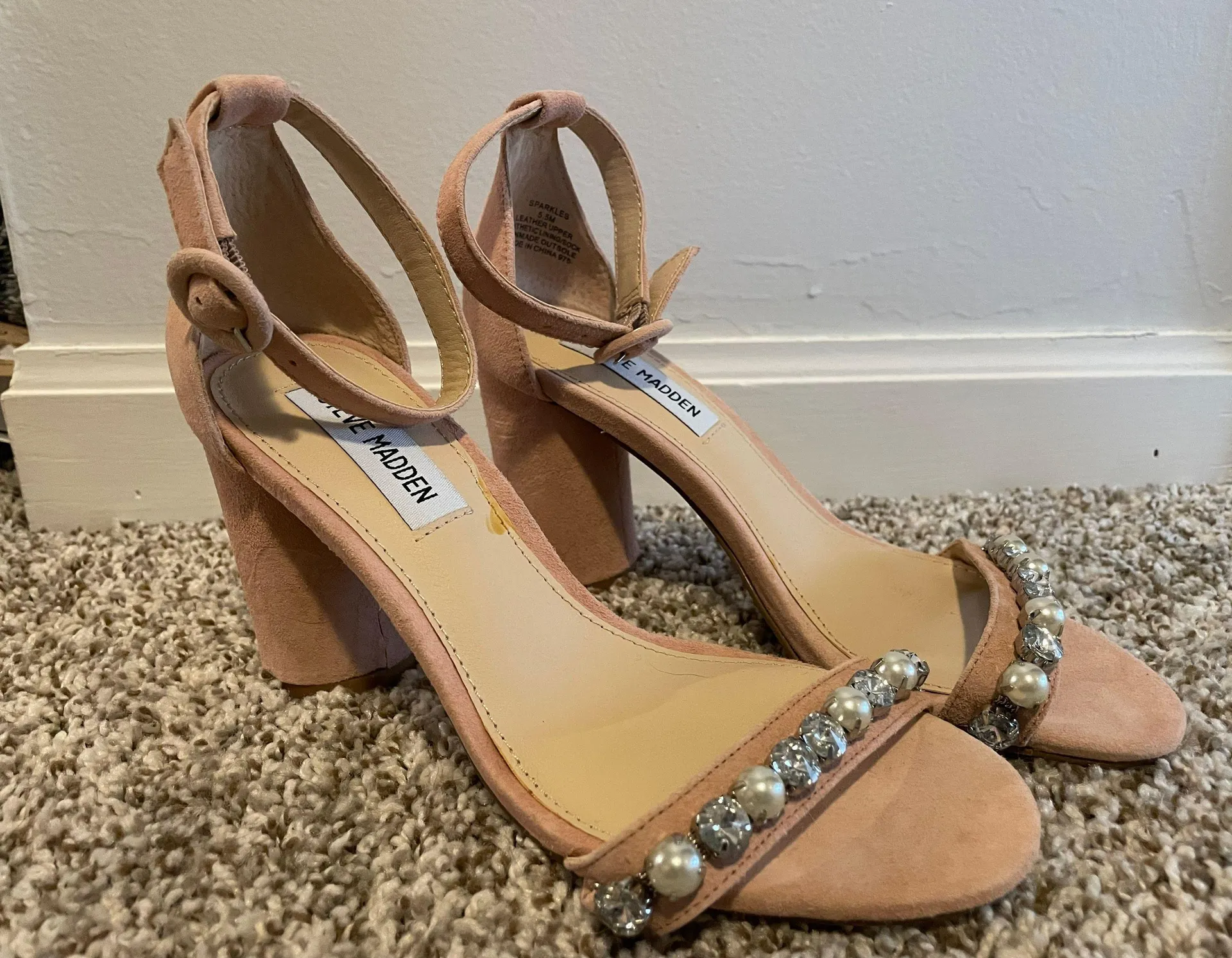 Blush Sparkle Heels - Image 4