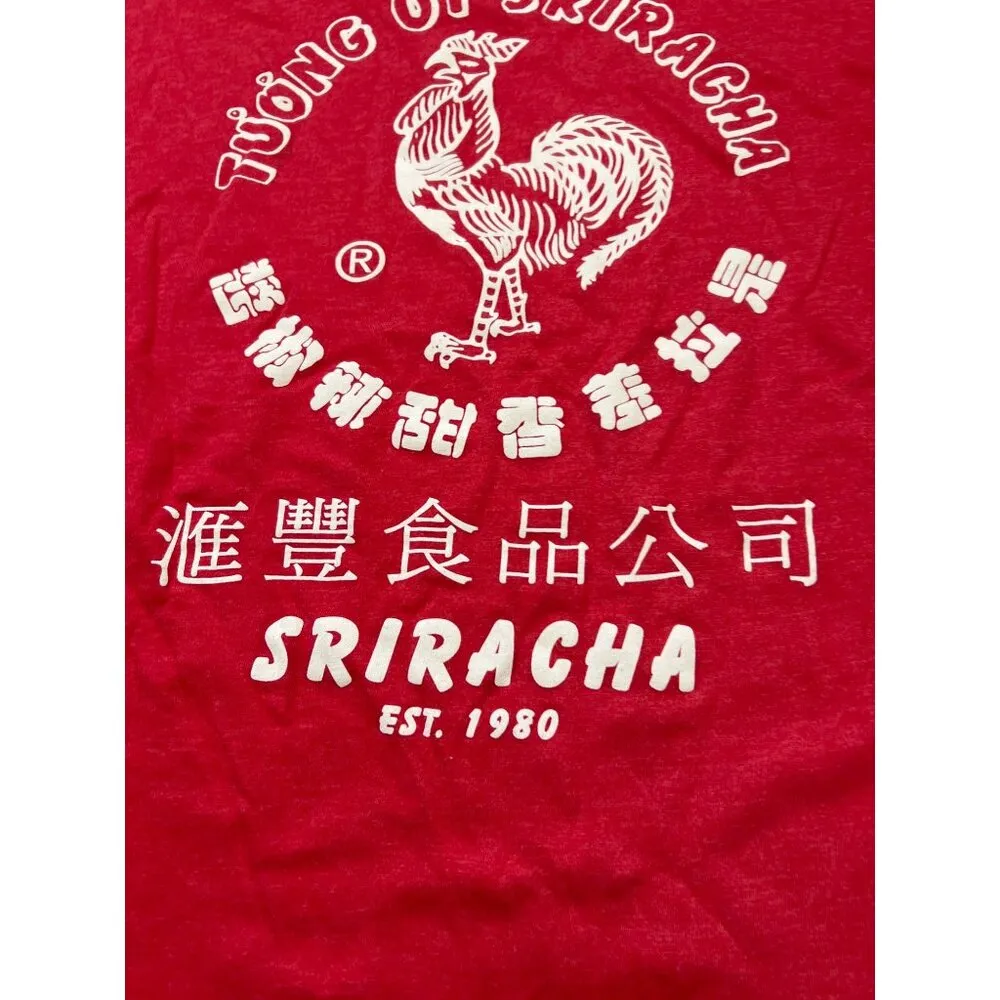 Sriracha Red White Graphic T - Image 3