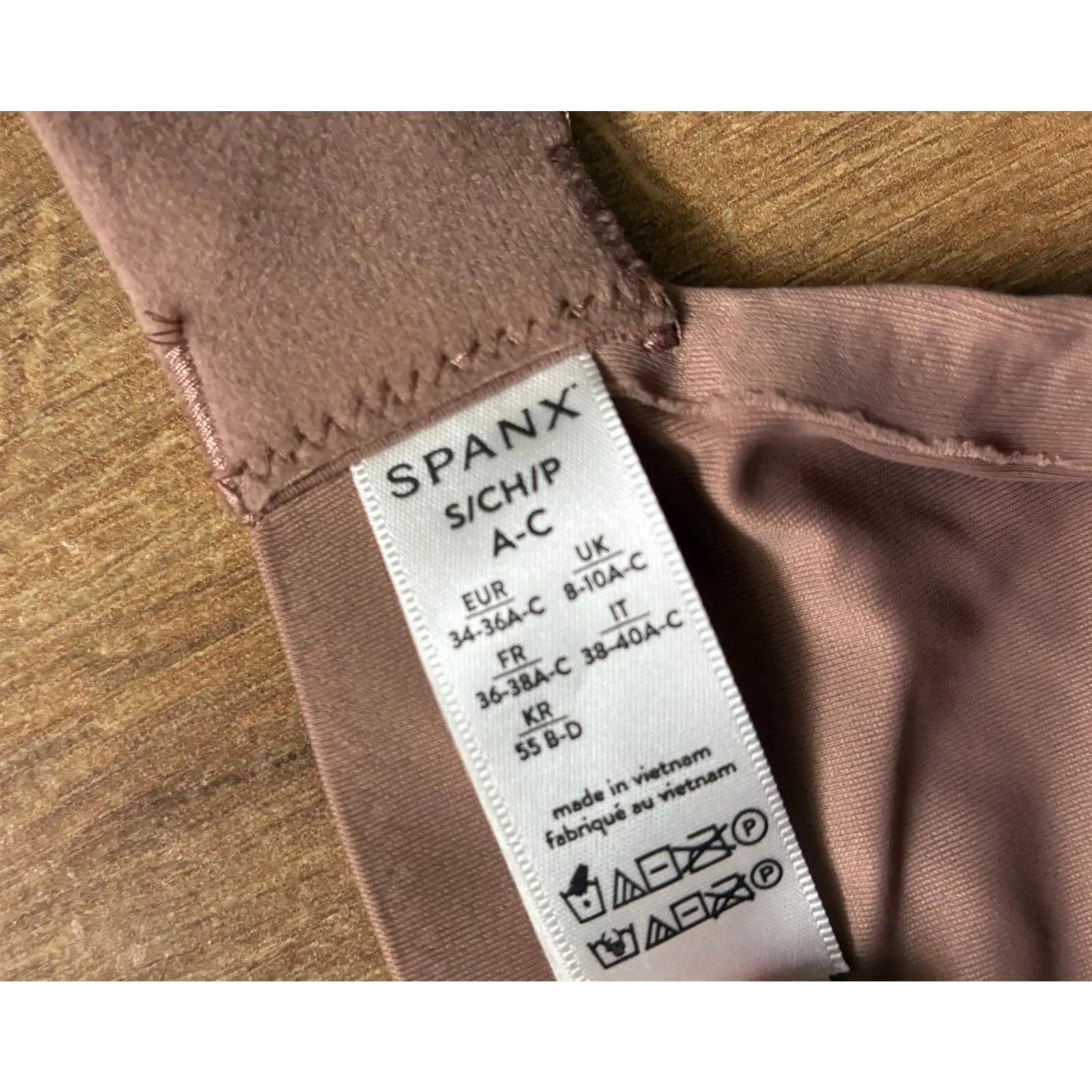 Spanx Bra 2 Pack Small Beige and Brown - Image 3