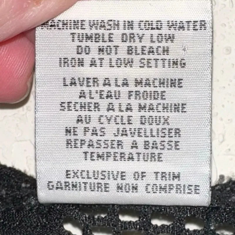 Cover Me Black Sheer Swim Cover Up Dress Small Crochet Beach Resort Pool - Image 5