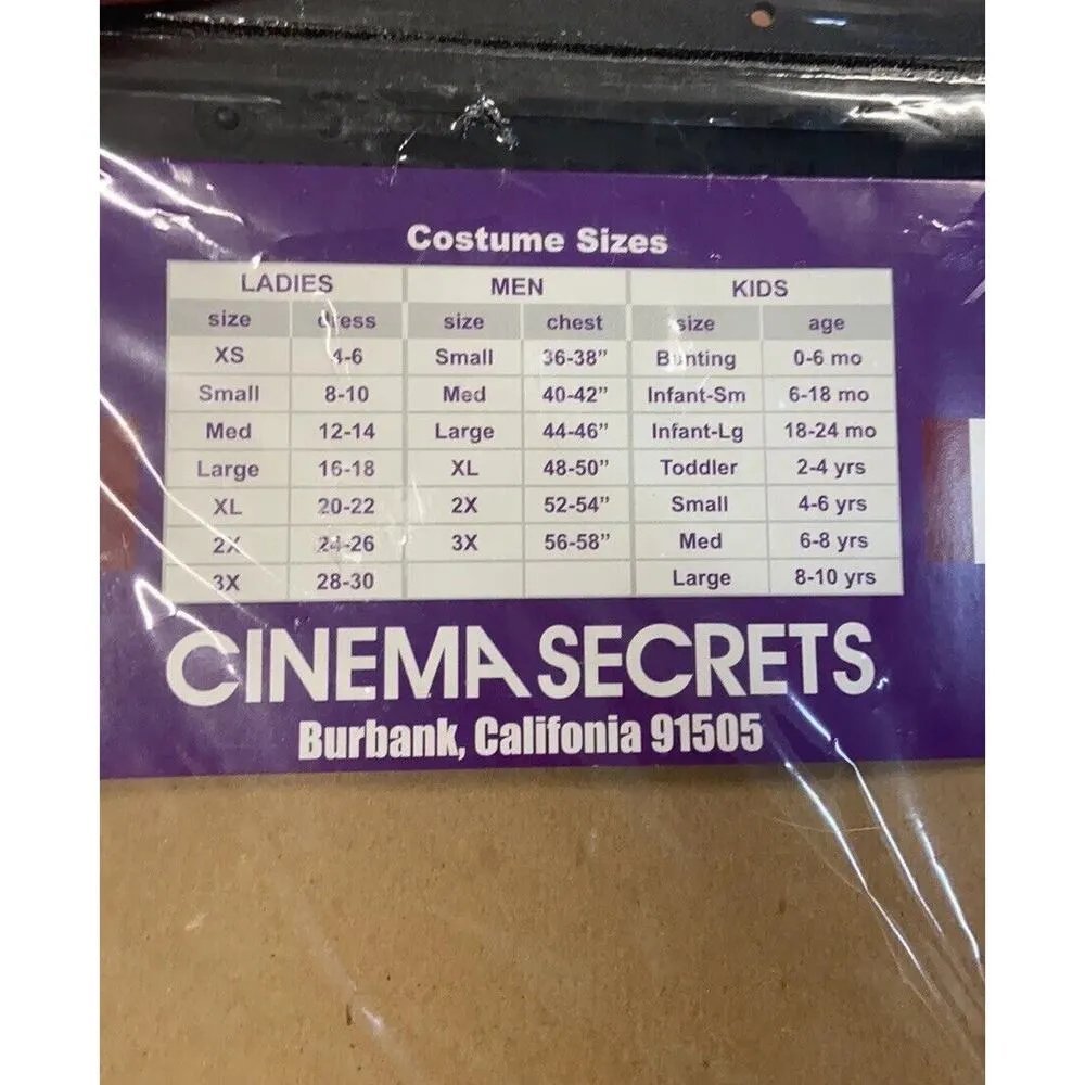 Naughty Ninja Womens S Halloween Sexy Costume Two Piece Black Red - Image 3