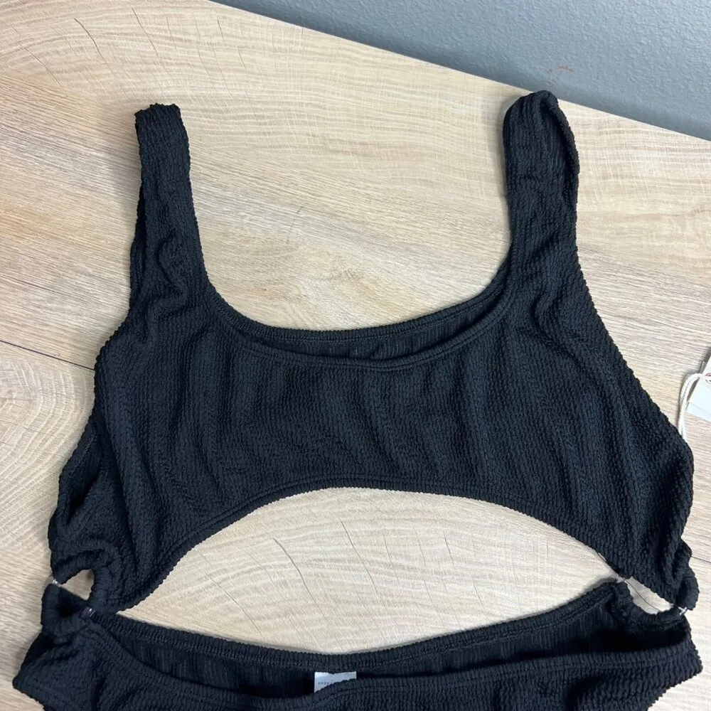 Good Americian One Piece Plus 7/8 4XL 5XL Always Fits Monokini Cut Out Black NWT - Image 9