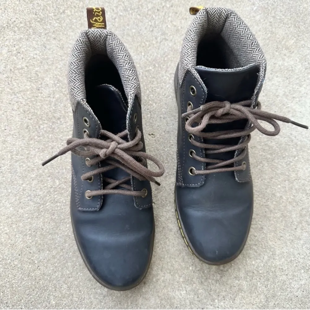 Dr. Martens Maelly Leathet Lace Up Boots Brown - Image 2