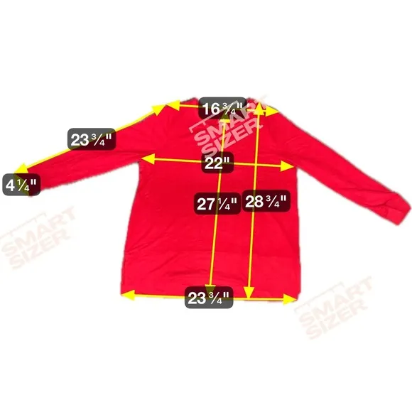 SONOMA Women XL Red Crew Neck‎ Split Hem Top Casual Minimalist Holiday Normcore - Image 5