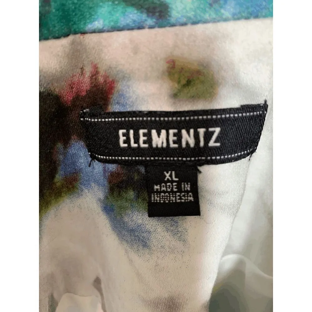 Elementz  Womens Blazer Jacket Collar Multicolor XL - Image 7