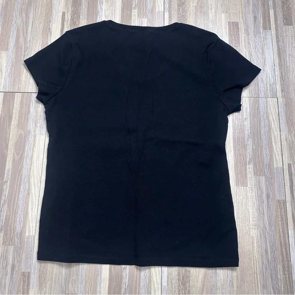 Tommy Hilfiger Black Tee with “Blame it on the Drink Package” Graphic XXL - Image 8