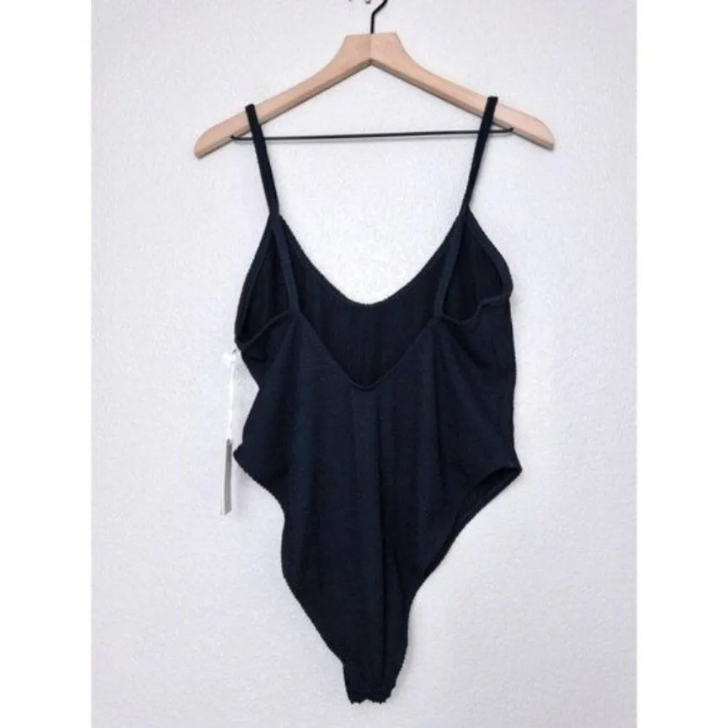 NWT Good American Always Fits One Piece 2XL-3XL Black001 Stretch Cheeky Crinkle - Image 6