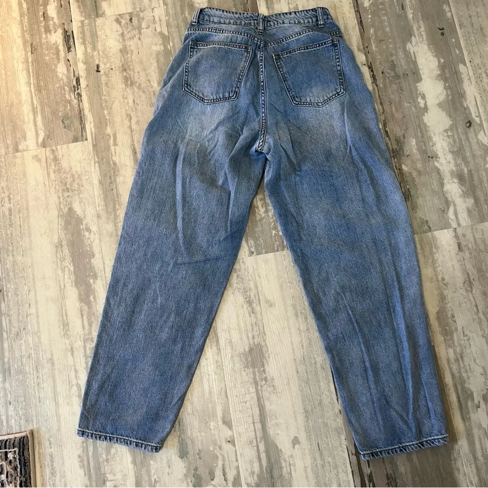 Pretty Little Thing Blue Mom High Waisted Jeans - Image 7