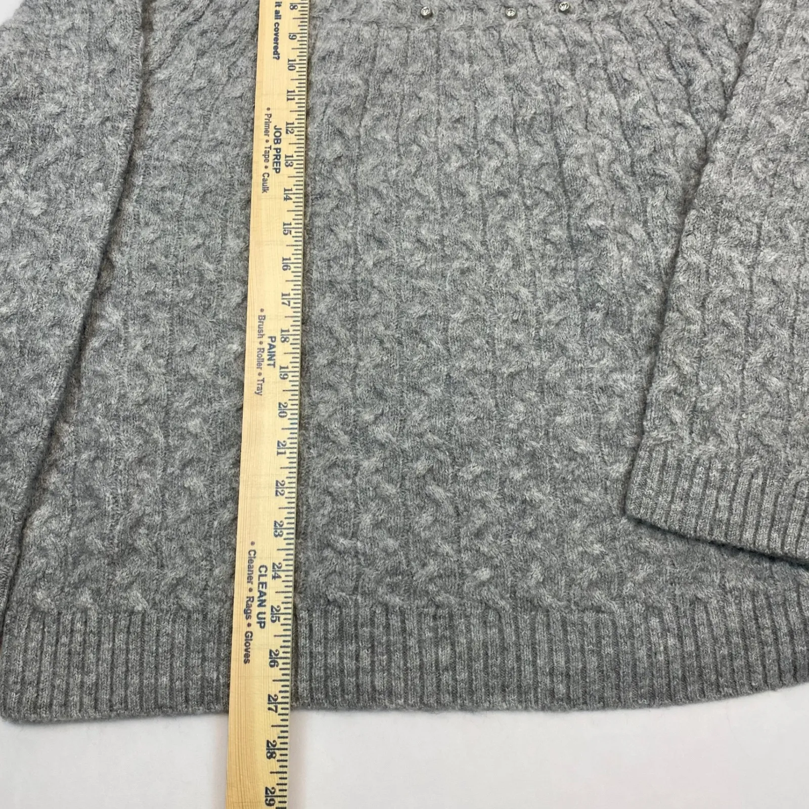 A New Day Embellished Rhinestone Sweater Gray Women's 3X NWT Holiday Sparkle - Image 5