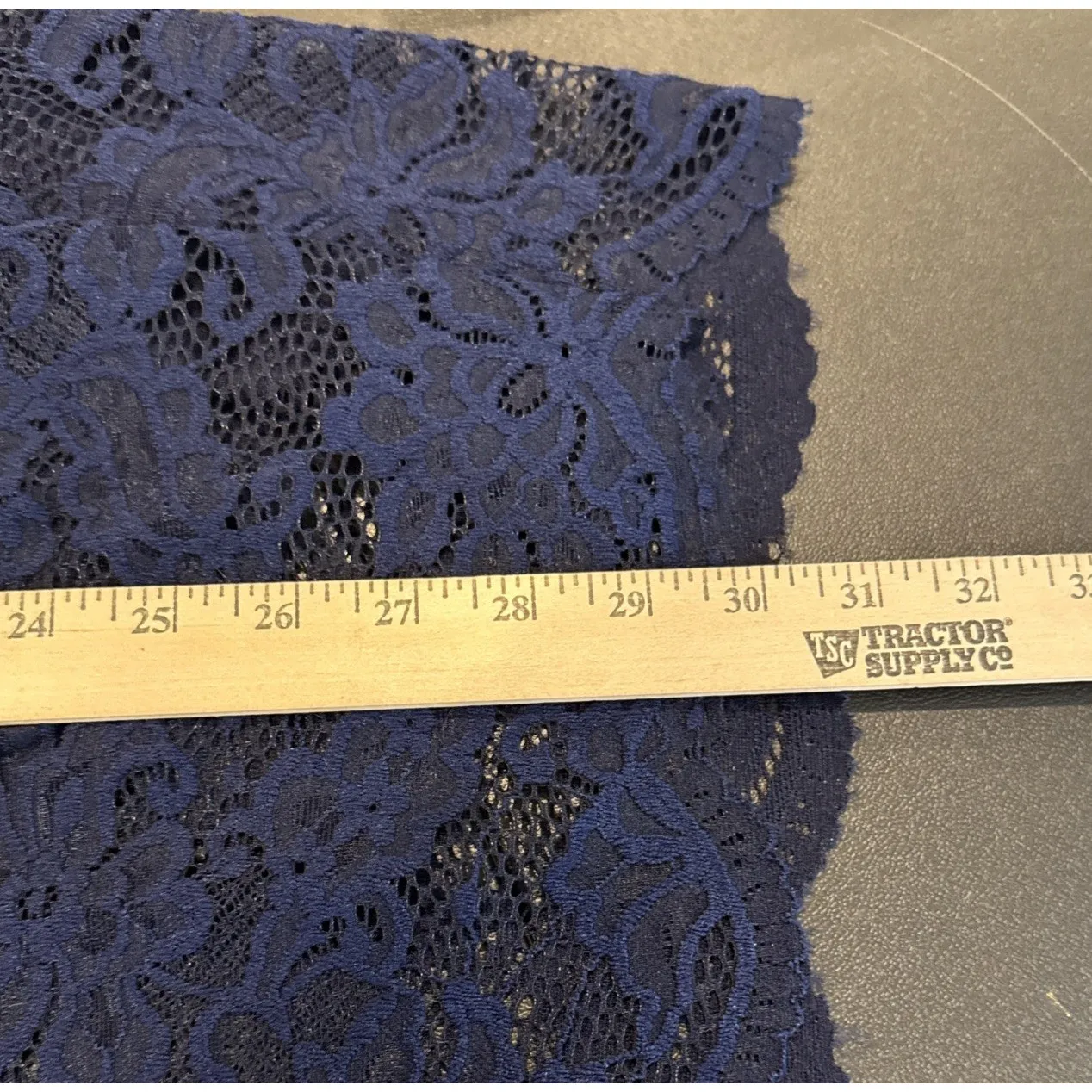 Slinky Brand Womens 1X/2X 3 Piece Set Cardigan Tank Skirt Navy Blue Lace READ - Image 13