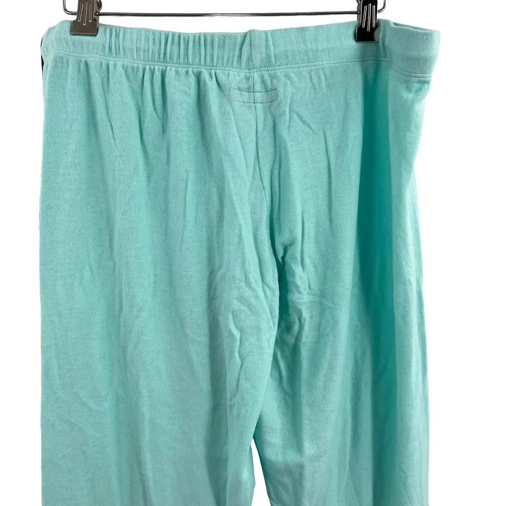 Michael Lauren Nate Crop Sweatpants Mint Large New - Image 5