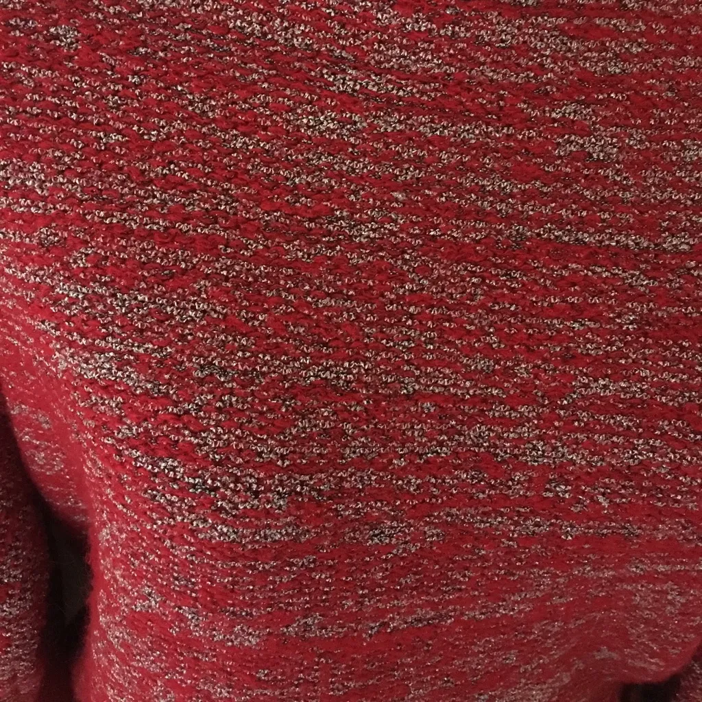 Antonio Melani red and gold sweater - Image 2