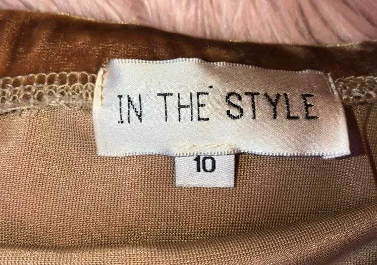 In The Style Velvet Dress - Image 3