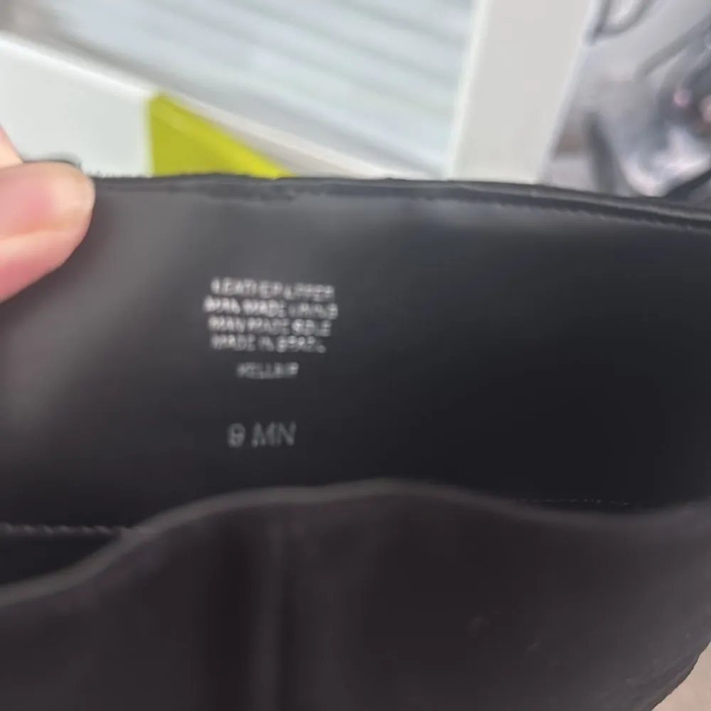 Gianni Bini Kellbie Black Suede Tall Block Heel Boots Pointed Toe NIB - Image 6