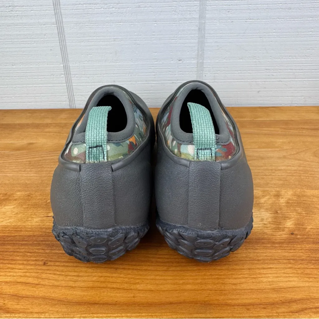The Original Muck Boot Company Muckster Low Slip On Clogs Floral Garden Shoes 6 Green - Image 4