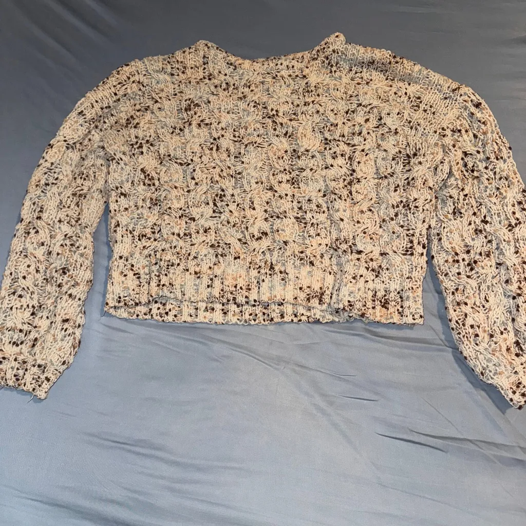 Jessica Simpson Speckled Cream Sweater - Image 2