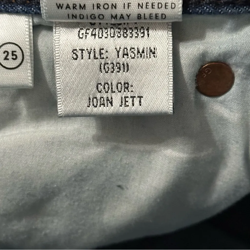 GRLFRND Denim Women’s Size 25 Joan Jett Blue Wash Yasmin Jeans - Image 11