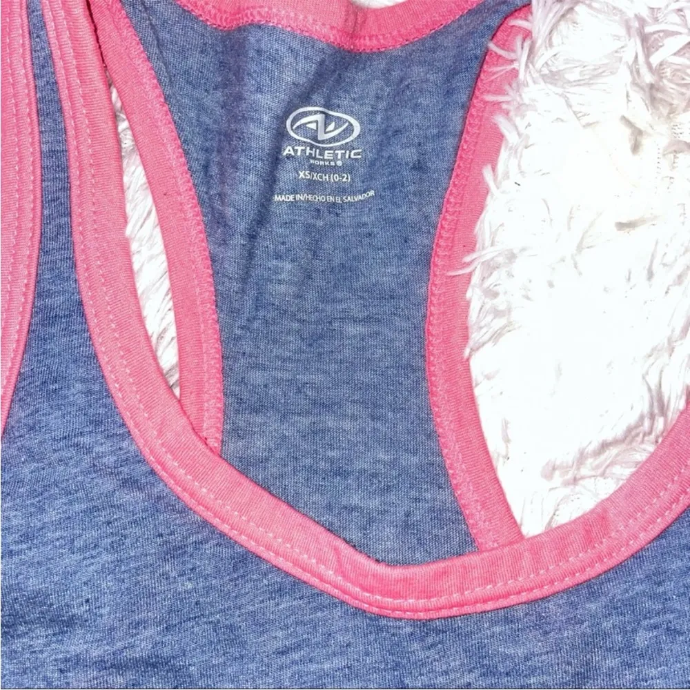 Athletic Works Top Women’s X-Small Tank Shirt Racerback GYM is my HAPPY HOUR - Image 7