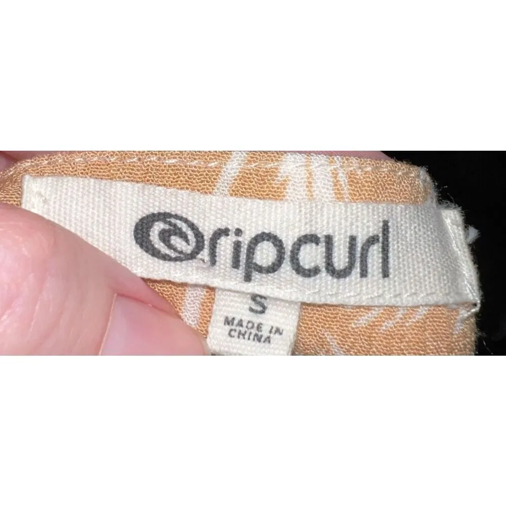 Rip Curl Surfer Palm Tree Summer Dress Mini SMALL - Image 9