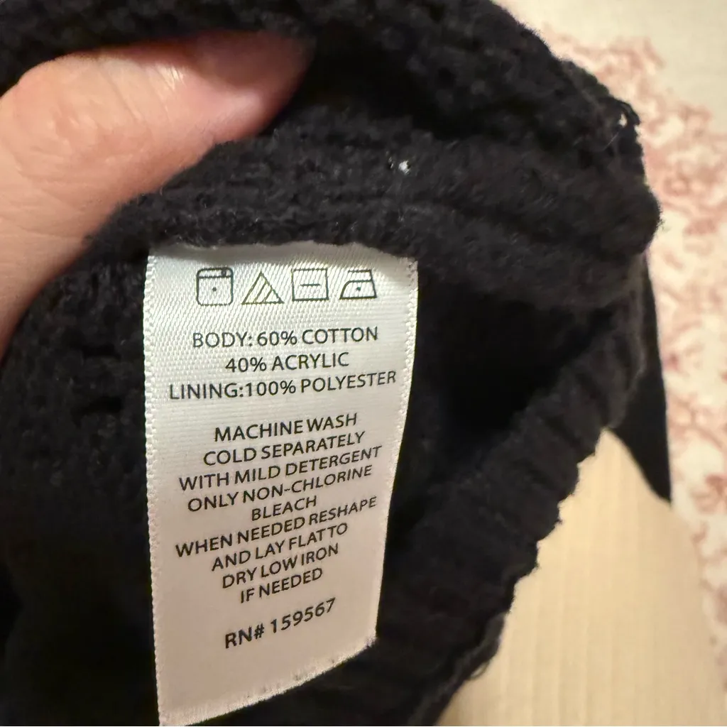 Willow & Wind 2 Piece Matching Black Sweater & Midi Length Skirt Set XSmall NWT Size XS - Image 5