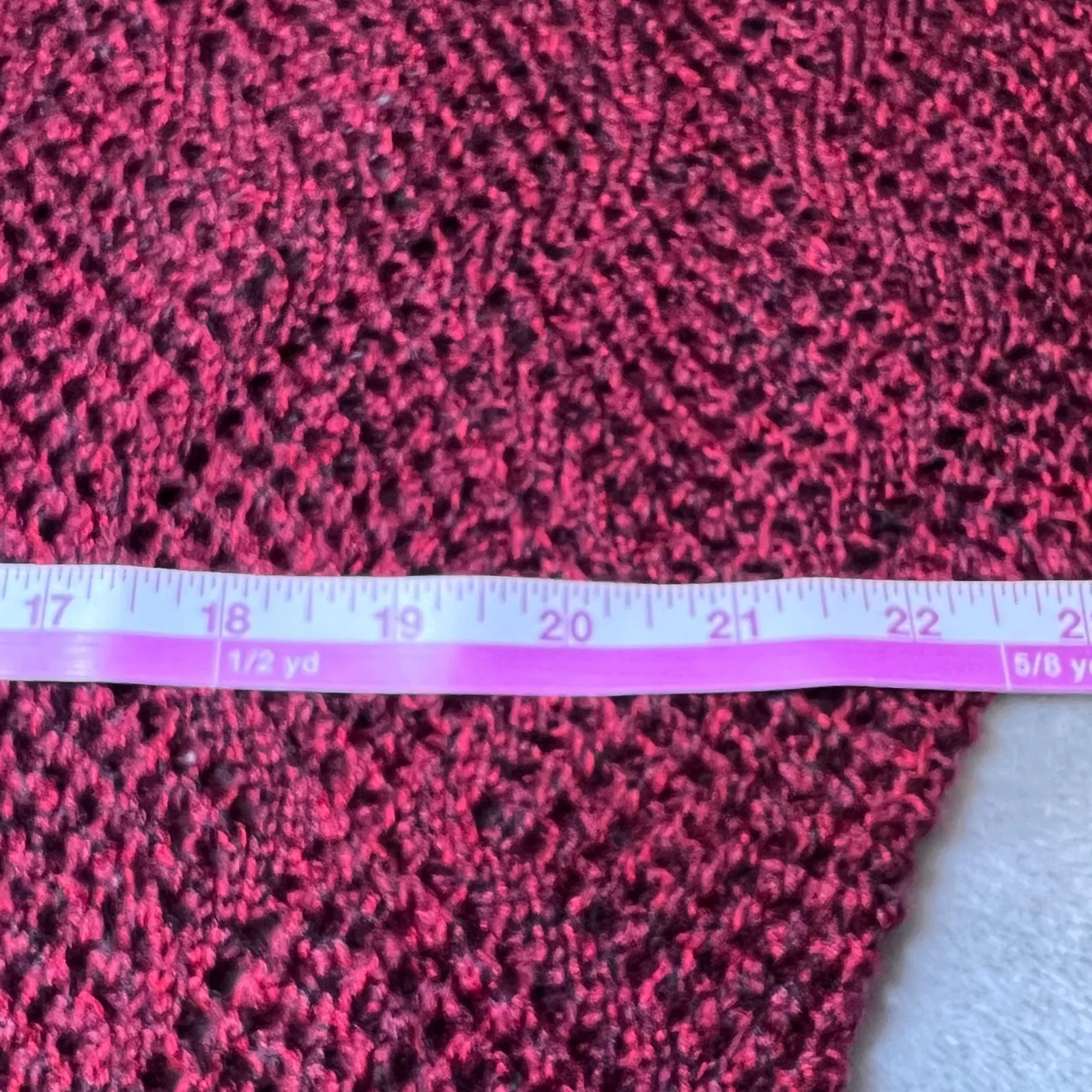 United States Sweaters Knit Diamond Pattern Sweater Womens Large Burgundy Boho - Image 9