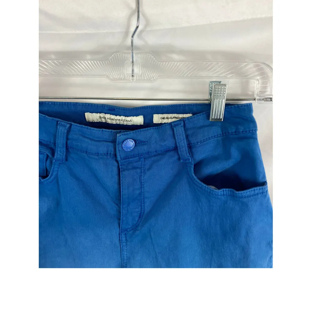 Jones New York Jean Chelsea Cuffed Capri Ombre Blue Size 6 - Image 2