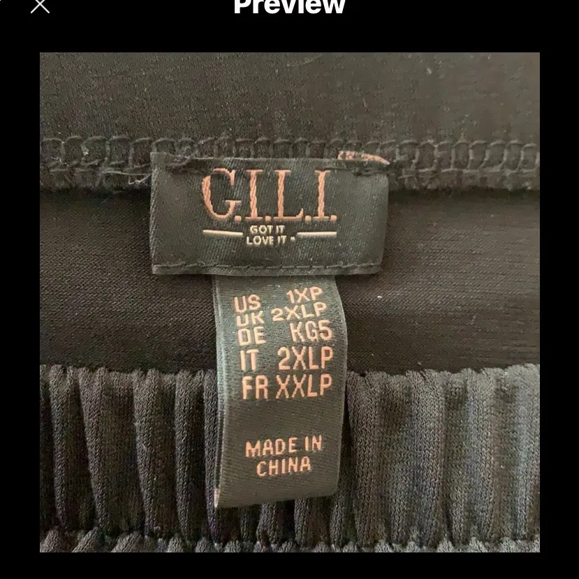 G.I.L.I black off the shoulder black jumpsuit Size 1X - Image 9