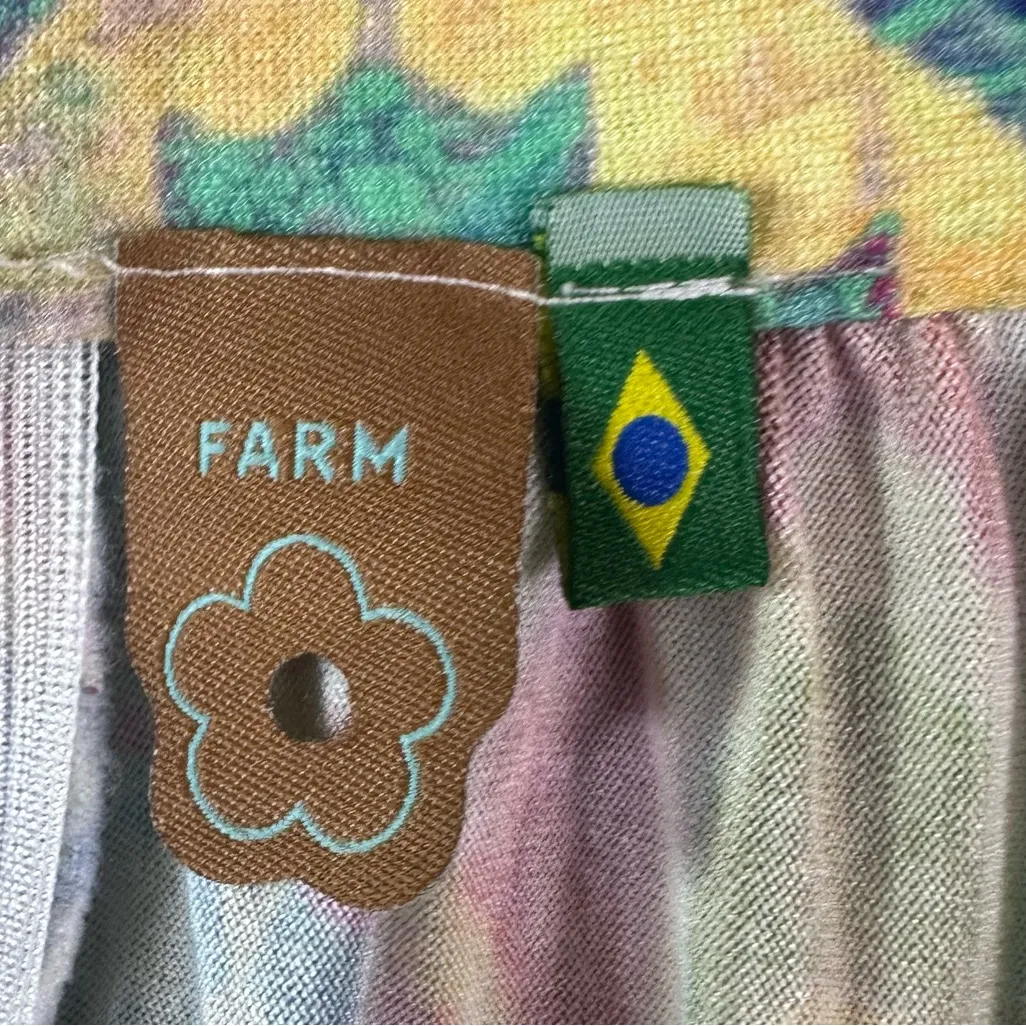 Farm Rio Tropical Floral Tiger Toucan Stained Glass Gayatri Maxi Dress Medium - Image 14