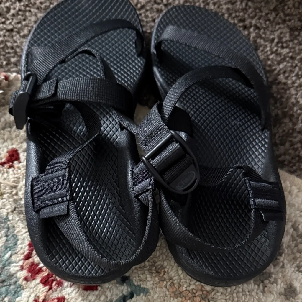 Chaco Black Adventure Sandals - Image 6