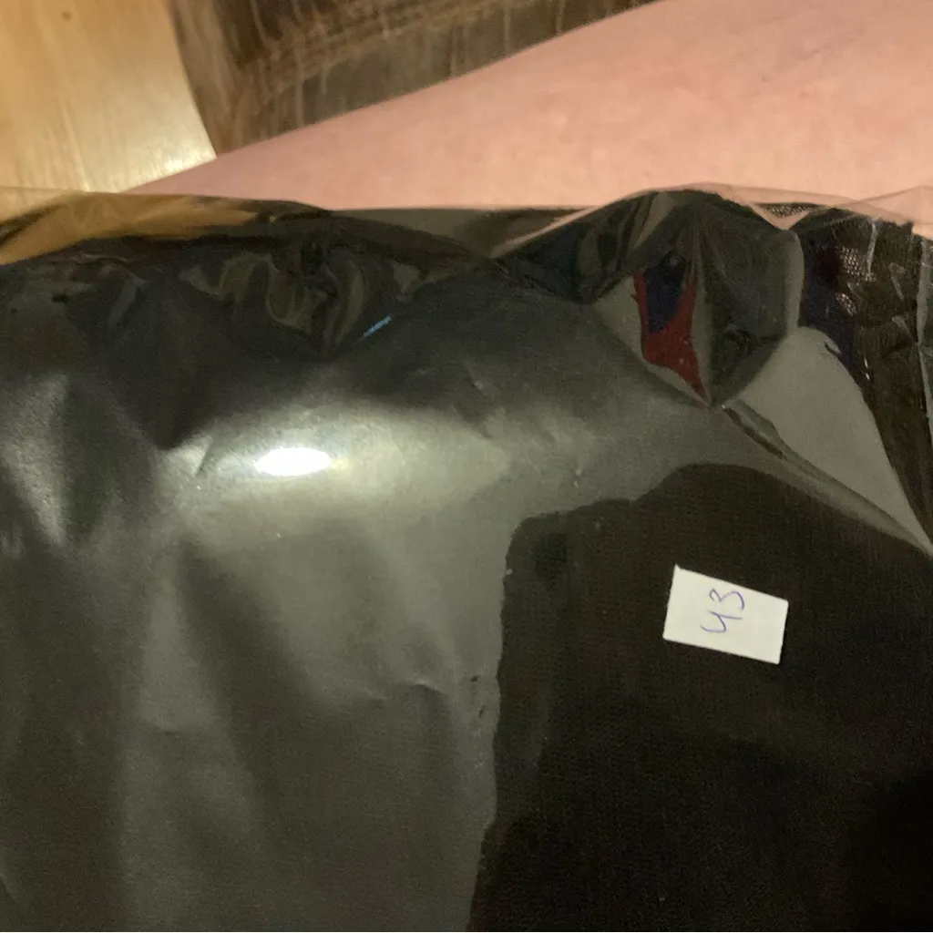 Umgee Black Dress with Textured Sleeves‎ - Image 3